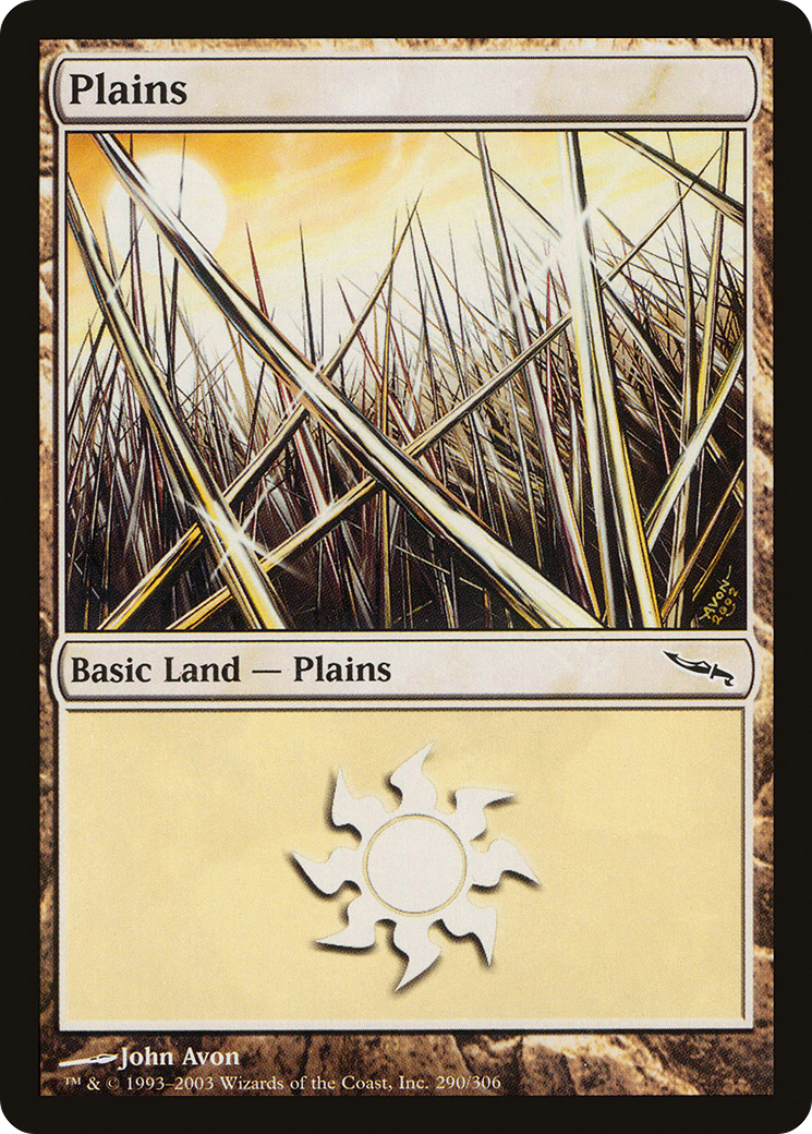 Image of Plains (290) (MRD-290) - Mirrodin