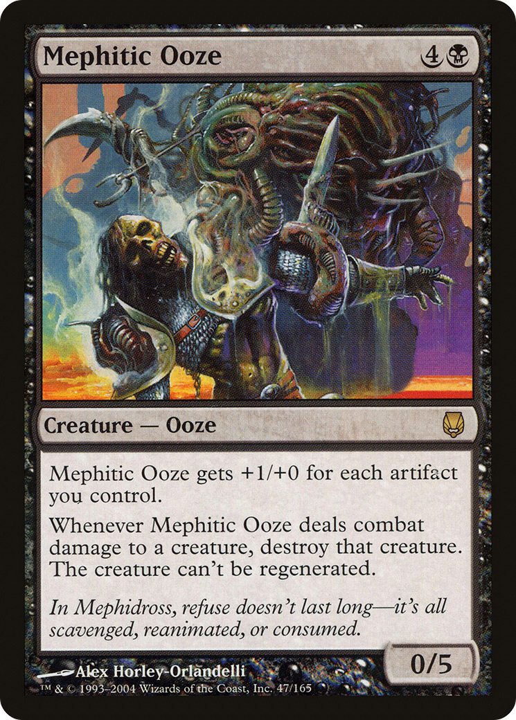 Image of Mephitic Ooze (DST-047) - Darksteel Foil