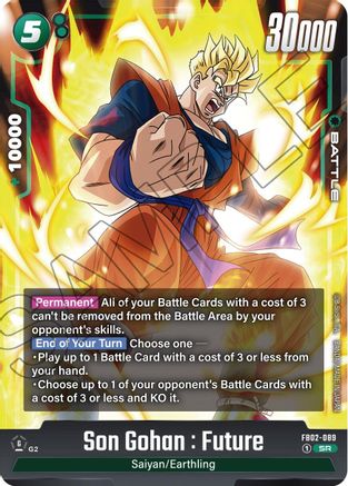 Image of Son Gohan : Future (FB02-089) - Blazing Aura Holofoil