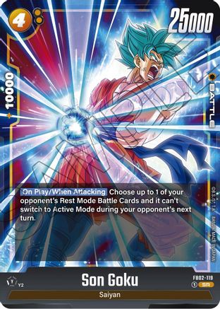 Image of Son Goku - FB02-119 (FB02-119) - Blazing Aura Holofoil