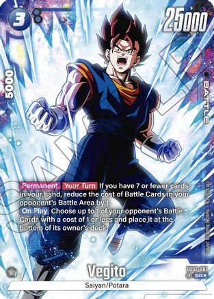 Image of Vegito - FB02-061 (Alternate Art) (FB02-061) - Blazing Aura Holofoil