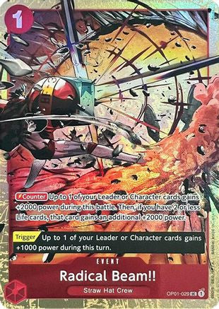 Image of Radical Beam!! (Premium Card Collection -Best Selection Vol. 1-) (OP01-029) - One Piece Promotion Cards Foil