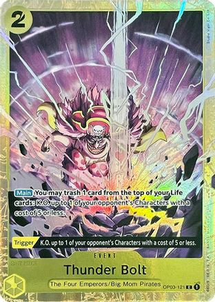 Image of Thunder Bolt (Premium Card Collection -Best Selection Vol. 1-) (OP03-121) - One Piece Promotion Cards Foil