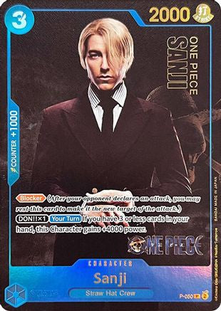 Image of Sanji (Premium Card Collection -Live Action Edition-) (P-050) - One Piece Promotion Cards Foil