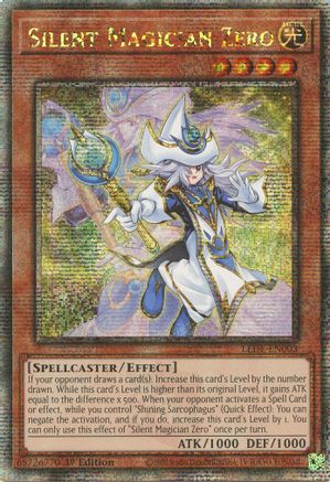 Image of Silent Magician Zero (Quarter Century Secret Rare) (LEDE-EN003) - Legacy of Destruction 1st Edition