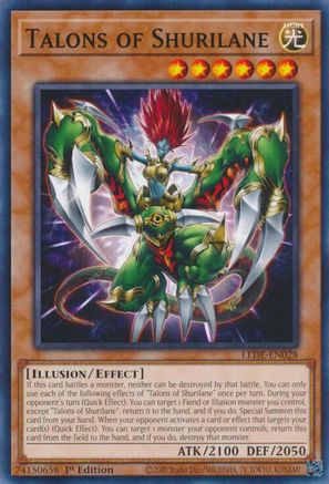 Image of Talons of Shurilane (LEDE-EN028) - Legacy of Destruction 1st Edition