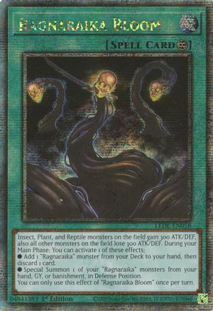 Image of Ragnaraika Bloom (Quarter Century Secret Rare) (LEDE-EN058) - Legacy of Destruction 1st Edition
