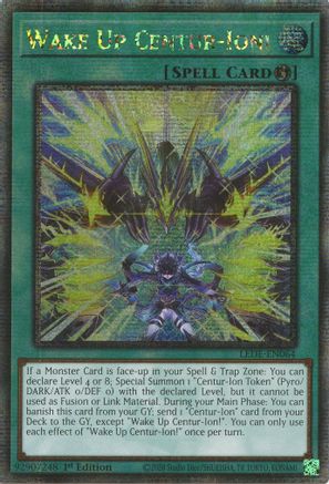 Image of Wake Up Centur-Ion! (Quarter Century Secret Rare) (LEDE-EN064) - Legacy of Destruction 1st Edition