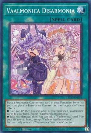 Image of Vaalmonica Disarmonia (LEDE-EN066) - Legacy of Destruction 1st Edition