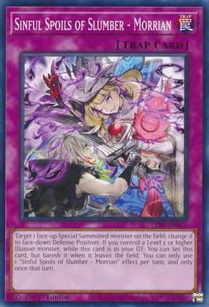 Image of Sinful Spoils of Slumber - Morrian (LEDE-EN075) - Legacy of Destruction 1st Edition