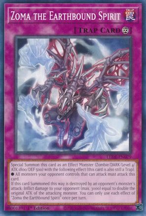 Image of Zoma the Earthbound Spirit (LEDE-EN079) - Legacy of Destruction 1st Edition