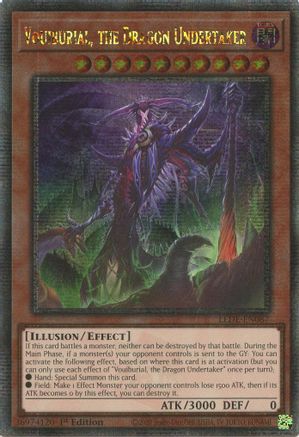 Image of Vouiburial, the Dragon Undertaker (Quarter Century Secret Rare) (LEDE-EN087) - Legacy of Destruction 1st Edition