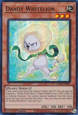 Image of Dandy Whitelion (LEDE-EN097) - Legacy of Destruction 1st Edition