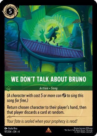 Image of We Don't Talk About Bruno (97/204) - Ursulas Return Cold Foil