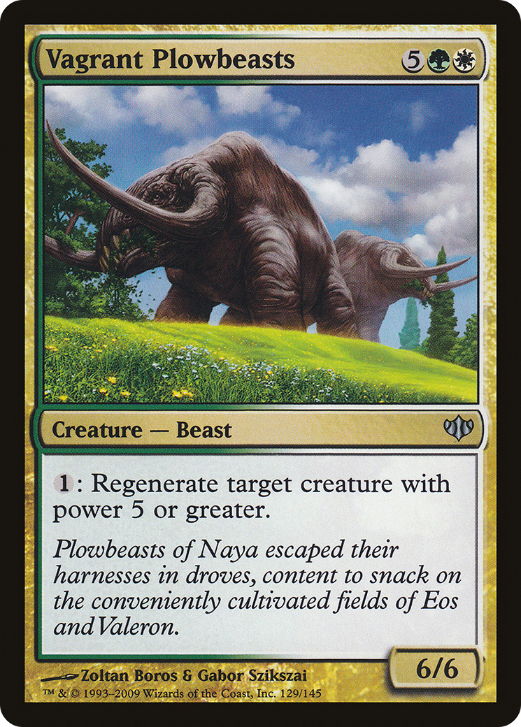 Image of Vagrant Plowbeasts (CON-129) - Conflux Foil