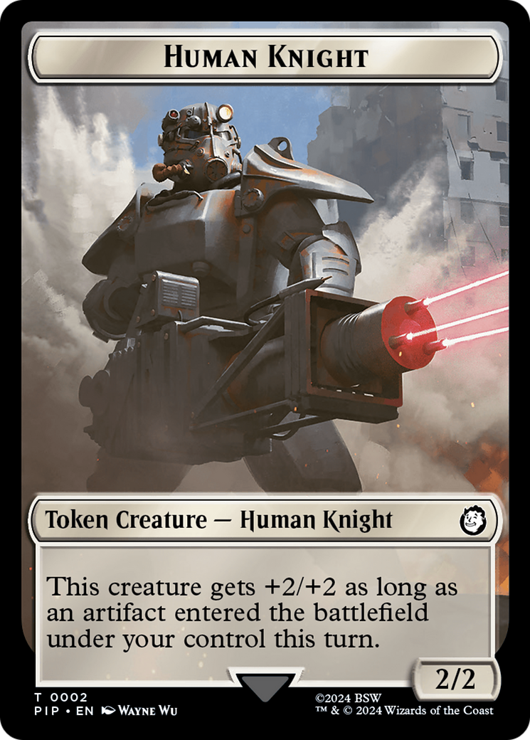Image of Human Knight (TPIP-002) - Fallout Tokens