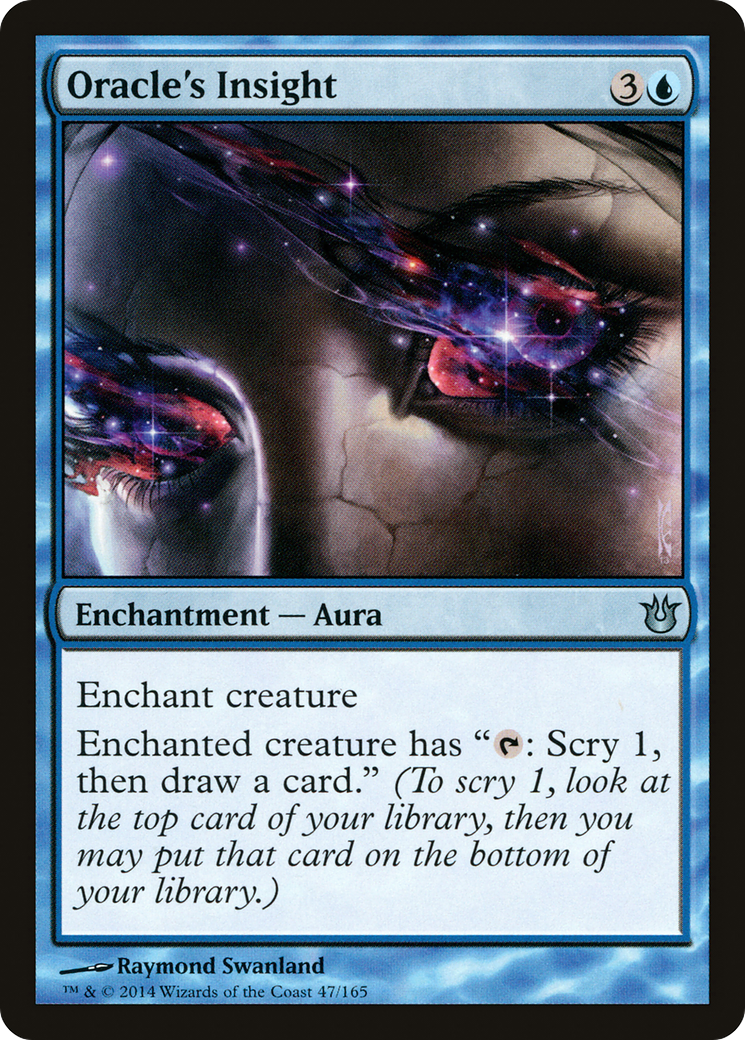 Image of Oracle's Insight (BNG-047) - Born of the Gods Foil