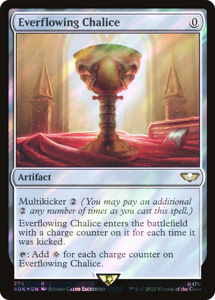 Image of Everflowing Chalice (Surge Foil) (40K-238) - Warhammer 40,000 Commander Foil