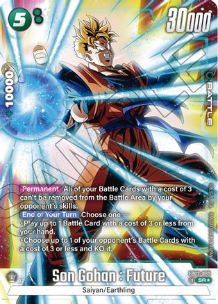 Image of Son Gohan : Future (Alternate Art) (FB02-089) - Blazing Aura Holofoil