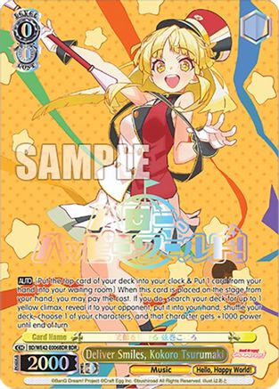 Image of Deliver Smiles, Kokoro Tsurumaki (BDR) (BD/WE42-E006BDR BDR) - BanG Dream! Girls Band Party! Countdown Collection Premium Booster