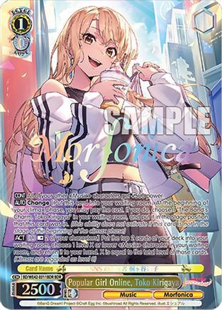 Image of Popular Girl Online, Toko Kirigaya (BDR) (BD/WE42-E011BDR BDR) - BanG Dream! Girls Band Party! Countdown Collection Premium Booster