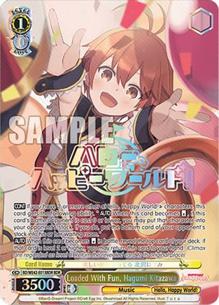 Image of Loaded With Fun, Hagumi Kitazawa (BDR) (BD/WE42-E013BDR BDR) - BanG Dream! Girls Band Party! Countdown Collection Premium Booster