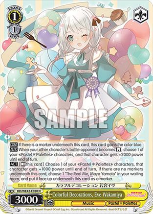 Image of Colorful Decorations, Eve Wakamiya (BD/WE42-E020 N) - BanG Dream! Girls Band Party! Countdown Collection Premium Booster