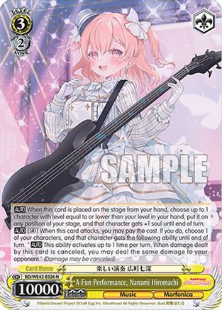 Image of A Fun Performance, Nanami Hiromachi (BD/WE42-E026 N) - BanG Dream! Girls Band Party! Countdown Collection Premium Booster