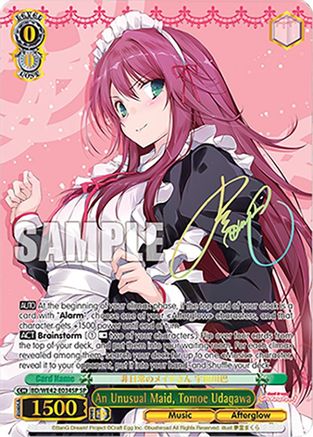 Image of An Unusual Maid, Tomoe Udagawa (SP) (BD/WE42-E034SP SP) - BanG Dream! Girls Band Party! Countdown Collection Premium Booster