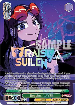 Image of Repaint, LAYER (BDR) (BD/WE42-E036BDR BDR) - BanG Dream! Girls Band Party! Countdown Collection Premium Booster