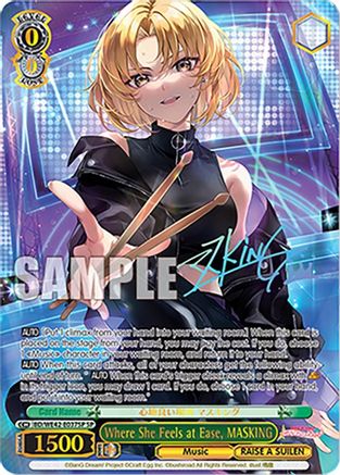 Image of Where She Feels at Ease, MASKING (SP) (BD/WE42-E037SP SP) - BanG Dream! Girls Band Party! Countdown Collection Premium Booster