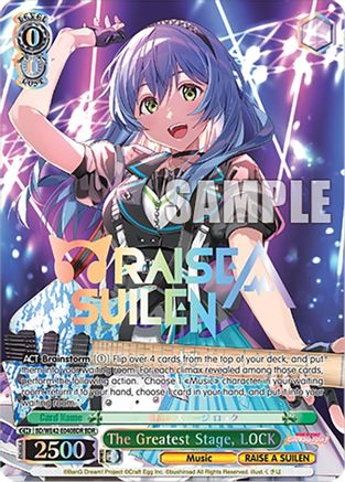 Image of The Greatest Stage, LOCK (BDR) (BD/WE42-E040BDR BDR) - BanG Dream! Girls Band Party! Countdown Collection Premium Booster