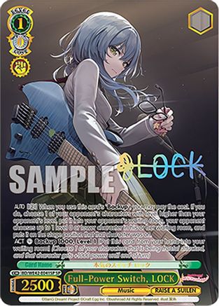 Image of Full-Power Switch, LOCK (SP) (BD/WE42-E041SP SP) - BanG Dream! Girls Band Party! Countdown Collection Premium Booster