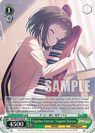 Image of Together Forever, Tsugumi Hazawa (BD/WE42-E043 N) - BanG Dream! Girls Band Party! Countdown Collection Premium Booster