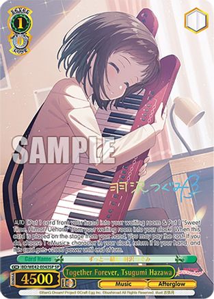 Image of Together Forever, Tsugumi Hazawa (SP) (BD/WE42-E043SP SP) - BanG Dream! Girls Band Party! Countdown Collection Premium Booster