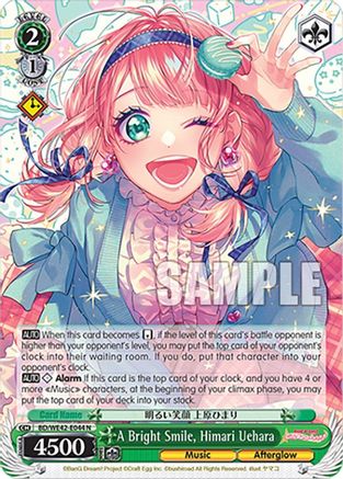 Image of A Bright Smile, Himari Uehara (BD/WE42-E044 N) - BanG Dream! Girls Band Party! Countdown Collection Premium Booster