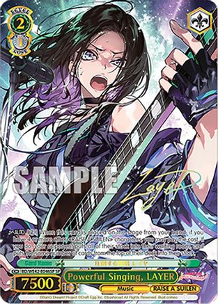 Image of Powerful Singing, LAYER (SP) (BD/WE42-E046SP SP) - BanG Dream! Girls Band Party! Countdown Collection Premium Booster