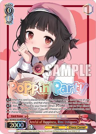 Image of Armful of Happiness, Rimi Ushigome (BDR) (BD/WE42-E054BDR BDR) - BanG Dream! Girls Band Party! Countdown Collection Premium Booster