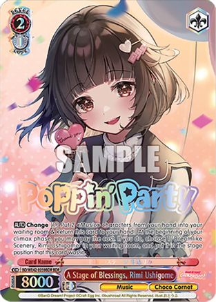 Image of A Stage of Blessings, Rimi Ushigome (BDR) (BD/WE42-E059BDR BDR) - BanG Dream! Girls Band Party! Countdown Collection Premium Booster