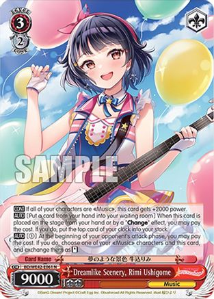 Image of Dreamlike Scenery, Rimi Ushigome (BD/WE42-E061 N) - BanG Dream! Girls Band Party! Countdown Collection Premium Booster