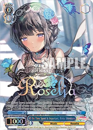 Image of All the Time Spent Is Important, Rinko Shirokane (BDR) (BD/WE42-E070BDR BDR) - BanG Dream! Girls Band Party! Countdown Collection Premium Booster