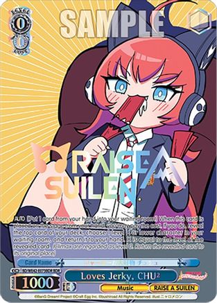 Image of Loves Jerky, CHU (BDR) (BD/WE42-E073BDR BDR) - BanG Dream! Girls Band Party! Countdown Collection Premium Booster