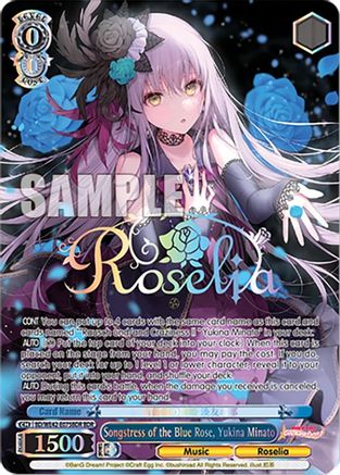 Image of Songstress of the Blue Rose, Yukina Minato (BDR) (BD/WE42-E075BDR BDR) - BanG Dream! Girls Band Party! Countdown Collection Premium Booster