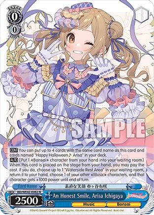 Image of An Honest Smile, Arisa Ichigaya (BD/WE42-E082 N) - BanG Dream! Girls Band Party! Countdown Collection Premium Booster