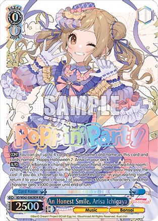 Image of An Honest Smile, Arisa Ichigaya (BDR) (BD/WE42-E082BDR BDR) - BanG Dream! Girls Band Party! Countdown Collection Premium Booster
