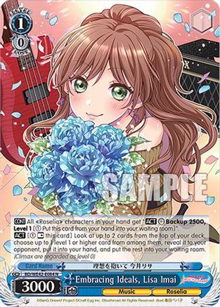 Image of Embracing Ideals, Lisa Imai (BD/WE42-E084 N) - BanG Dream! Girls Band Party! Countdown Collection Premium Booster