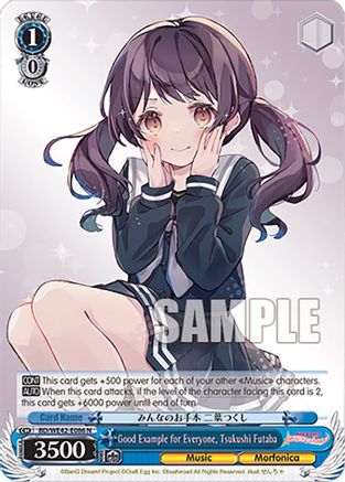 Image of Good Example for Everyone, Tsukushi Futaba (BD/WE42-E086 N) - BanG Dream! Girls Band Party! Countdown Collection Premium Booster