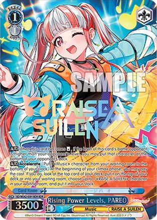 Image of Rising Power Levels, PAREO (BDR) (BD/WE42-E091BDR BDR) - BanG Dream! Girls Band Party! Countdown Collection Premium Booster