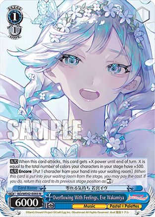 Image of Overflowing With Feelings, Eve Wakamiya (BD/WE42-E093 N) - BanG Dream! Girls Band Party! Countdown Collection Premium Booster