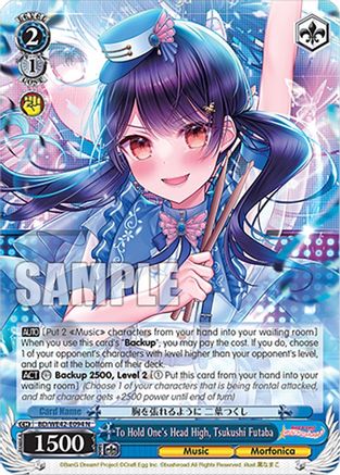 Image of To Hold One's Head High, Tsukushi Futaba (BD/WE42-E094 N) - BanG Dream! Girls Band Party! Countdown Collection Premium Booster